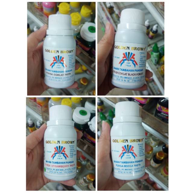 

[MAREM] GOLDEN BROWN PERISA MAKANAN - PASTA MAKANAN KUE ROTI 100 GR