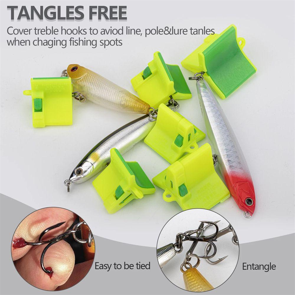 Agustina Treble Hooks Holder Aksesoris Pancing Tahan Lama Penutup Pelindung Perlengkapan Pancing Bonnets Hooks Covers Safety Protector