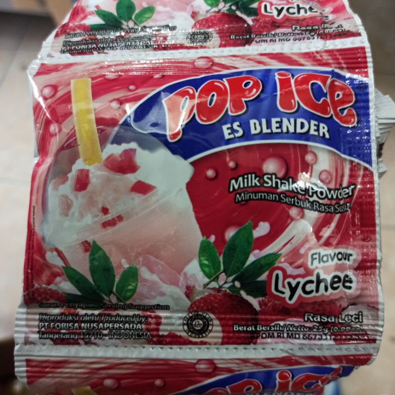 

Pop Ice Blender Rasa Lychee Leci