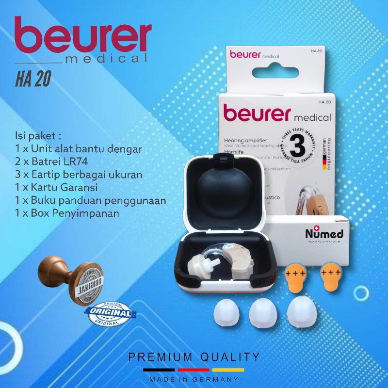 BEURER HA20 Alat Bantu Pendengaran Dengar / Hearing Aid Original Beurer HA 20