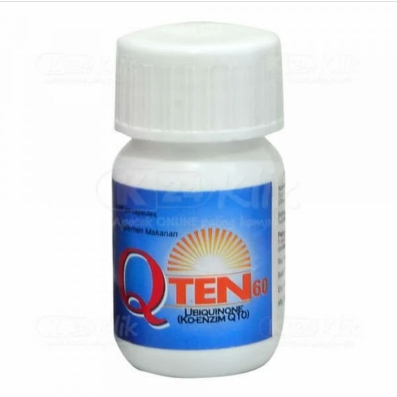 Q Ten 60mg 30 capsul