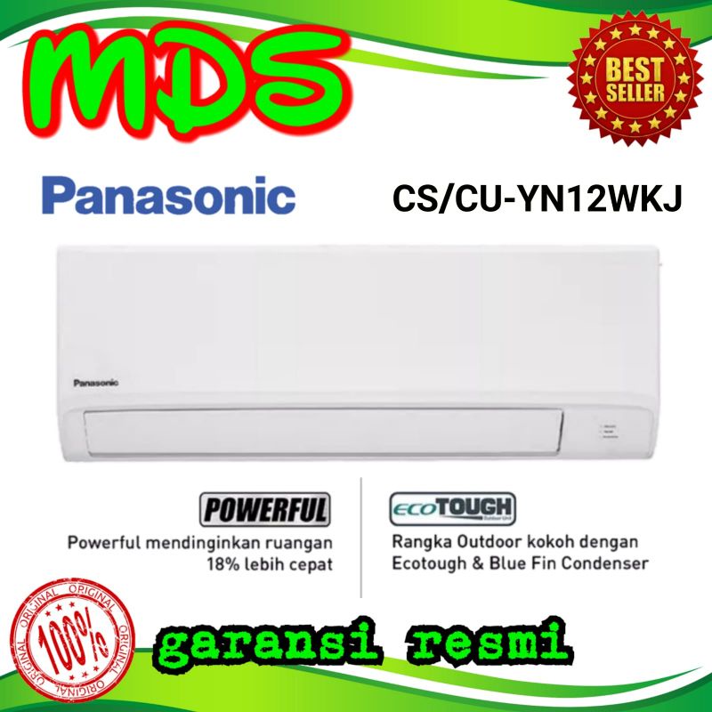 AC PANASONIC CS/CU - YN 12 TKJ 1.5PK YN 12 TKJ 1 1/2 pk harga Unit Only