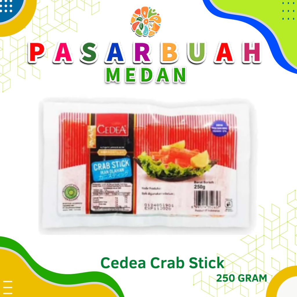 

Distributor Cedea Crab Stick 250 Gram - Pasar Buah Medan