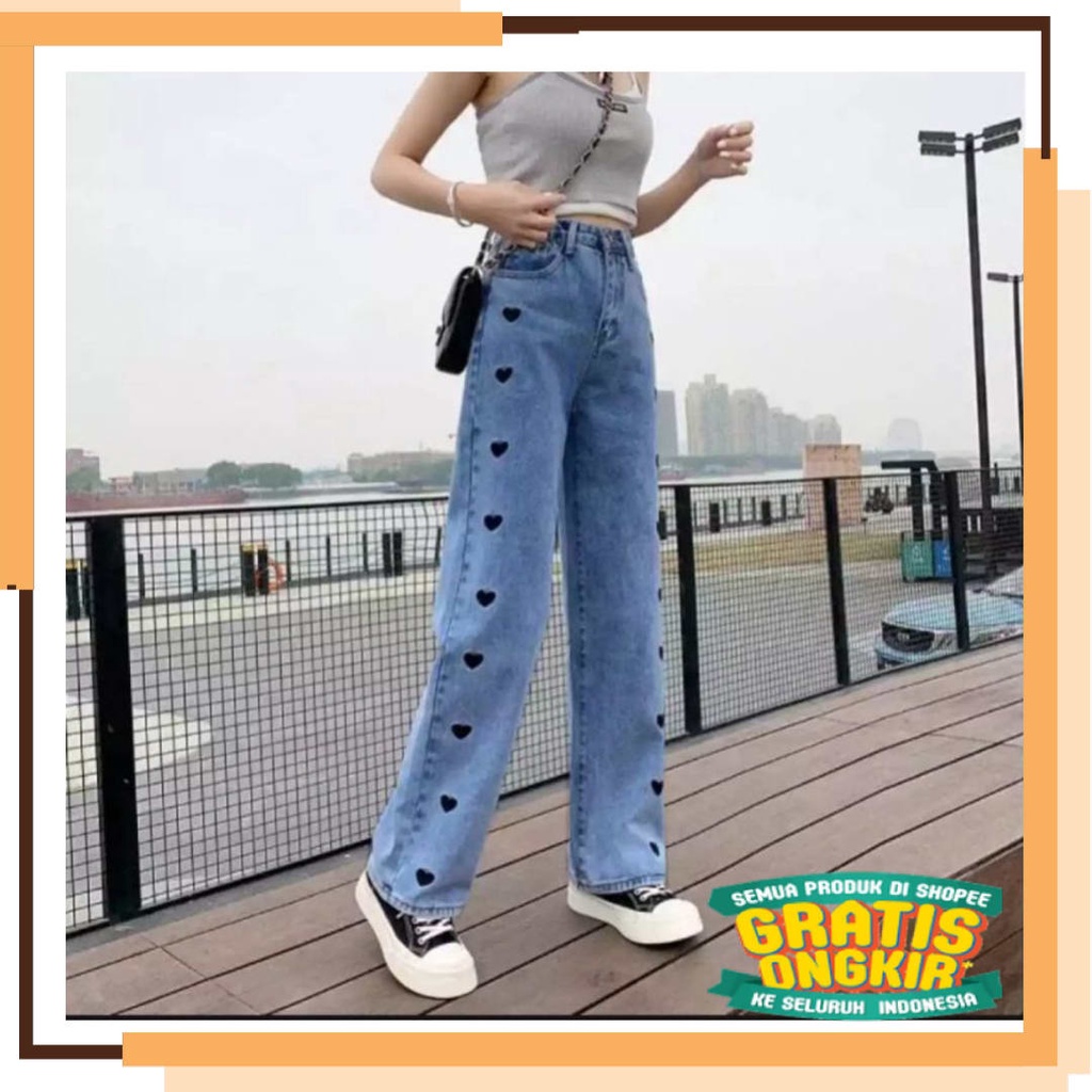 basic boho retro vintage klasik jumbo / Boyfriend Kulot Jeans Korea / Kulot Jeans Love