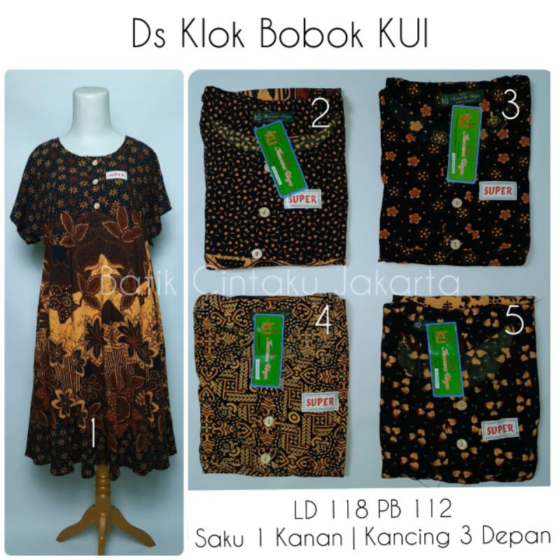 Daster batik Klok Bobok KUI