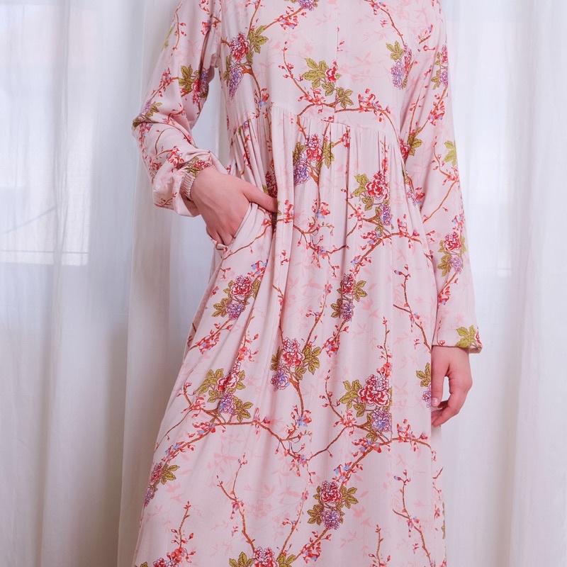 MAWAR DRESS by hawacorner HOMEDRESS RAYON