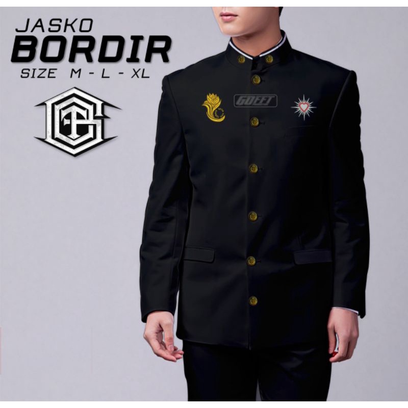 JASKO PSHT BORDIR KOMPUTER JASKO PRIA  BAJU JASKO PRIA KEREN JASKO MODERN JASKO MUSLIM PRIA TERBARU