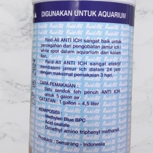 Raid All ANTI ICH white spot 100ml obat ikan aquarium aquascape