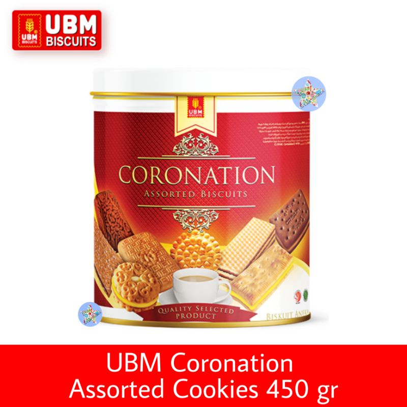 

UBM Coronation Assorted Cookies Kaleng 450 gr