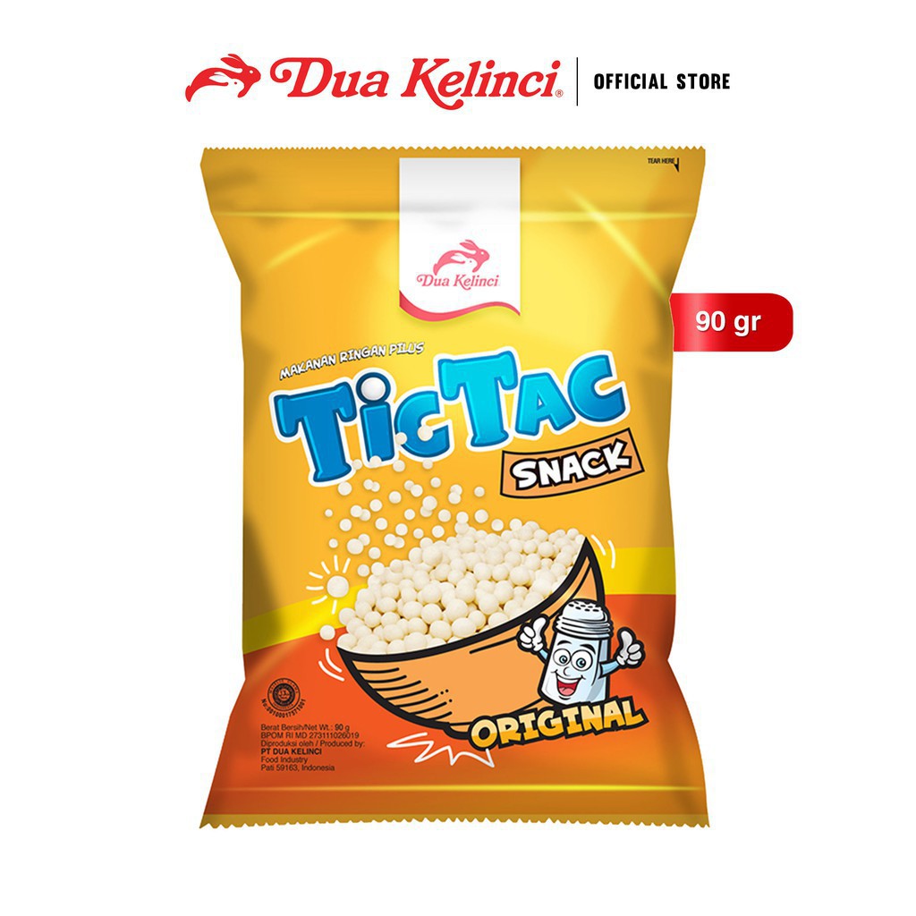 

TIC TAC SNACK ORIGINAL 90 GR