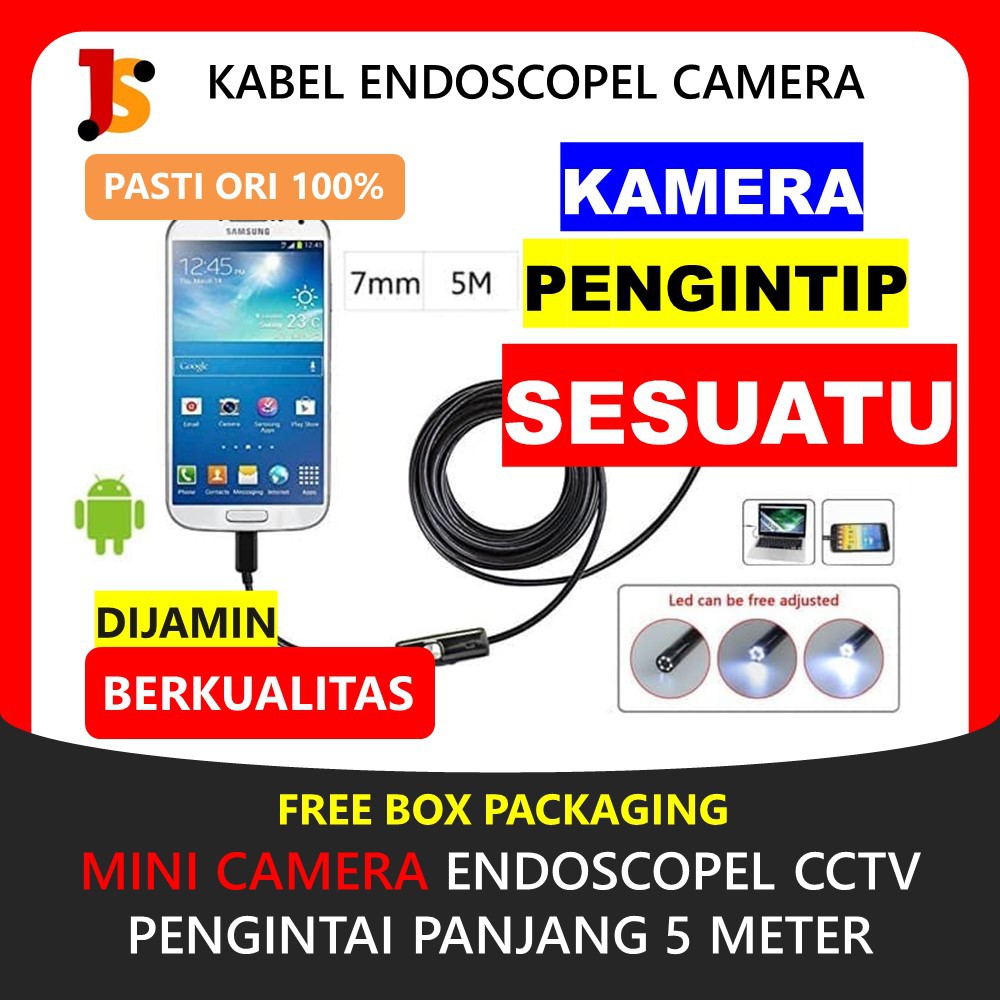 CAMERA PENGINTAI MINI KAMERA ENDOSCOPE KECIL PENGINTAI KECIL SPY CAM HIDDEN CAMERA CCTV WIFI JS98