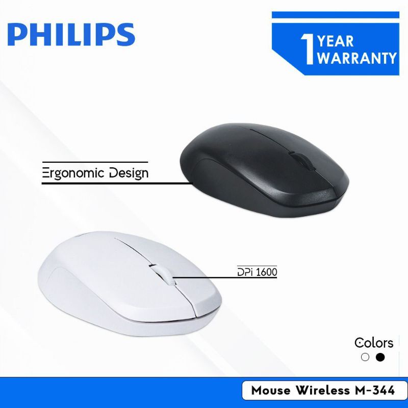 philips mouse wireless M-344 color