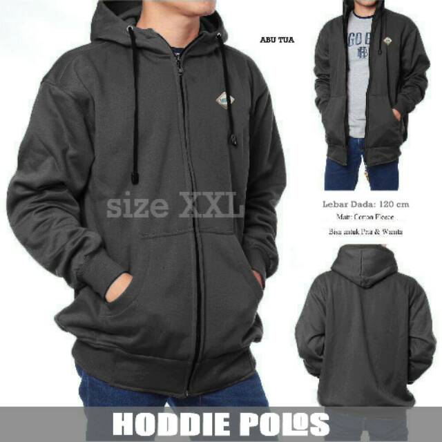 Hoodie Polos, matt Cotton Fleece