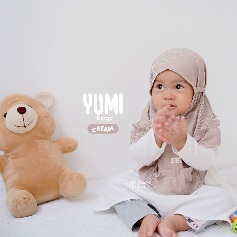 Yumi bergo kids naisha official | bergo anak | bergo premium | bergo adem | bergo alus | bergo anak warna hitam | bergo kids premium | bergo bermerk | bergo anak tali | kado baby | kado anak | hampers kids | kado lahiran bergo bayi