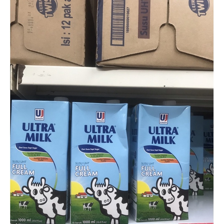 

Susu Ultra Full Cream 1000 ml