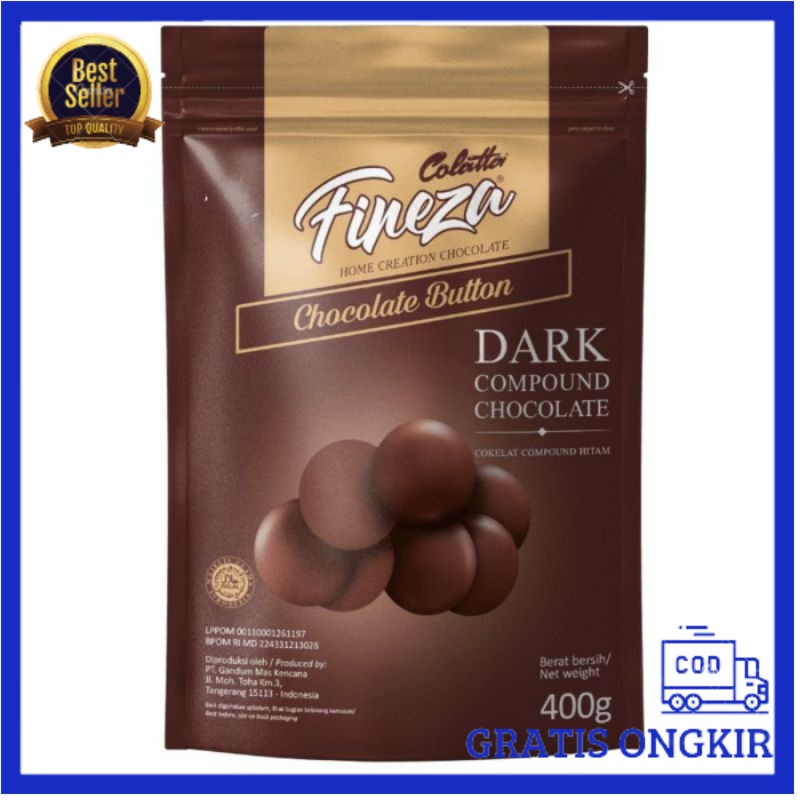 

COLATTA FINEZA BUTTON COMP DARK 400GRAM -Terlengkap-Termurah-Berkualitas