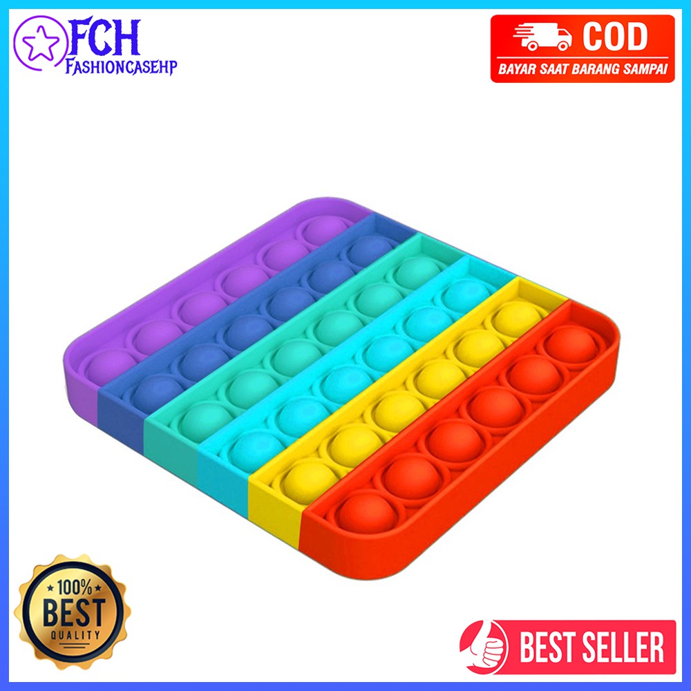 POP IT RAINBOW FIDGET RAINBOW MAINAN PUSH POP PENGHILANG STRES MAINAN BARU PRODUK VIRAL-5