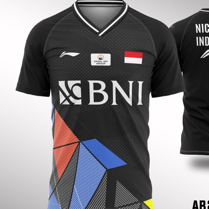JERSEY BULU TANGKIS KAOS TIMNAS INDONESIA LINING BAJU BADMINTON