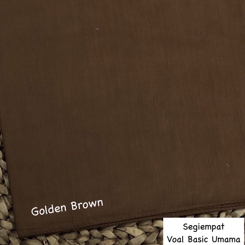 Hijab Basic Voal Umama Part 1-Golden Brown