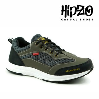 [Kepo.0] 15.Sepatu Pria Hipzo Original M-039 Formal Sneakers Casual Kerja Pesta Black Warna Hitam Laki laki Cowok Kasual