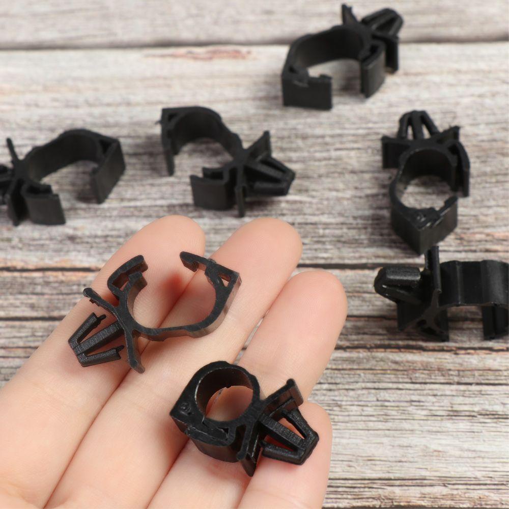 Suyo 10Pcs Klip Pengikat Kabel Harness Kabel Tahan Lama Mobil Push Mounted Wiring Strap