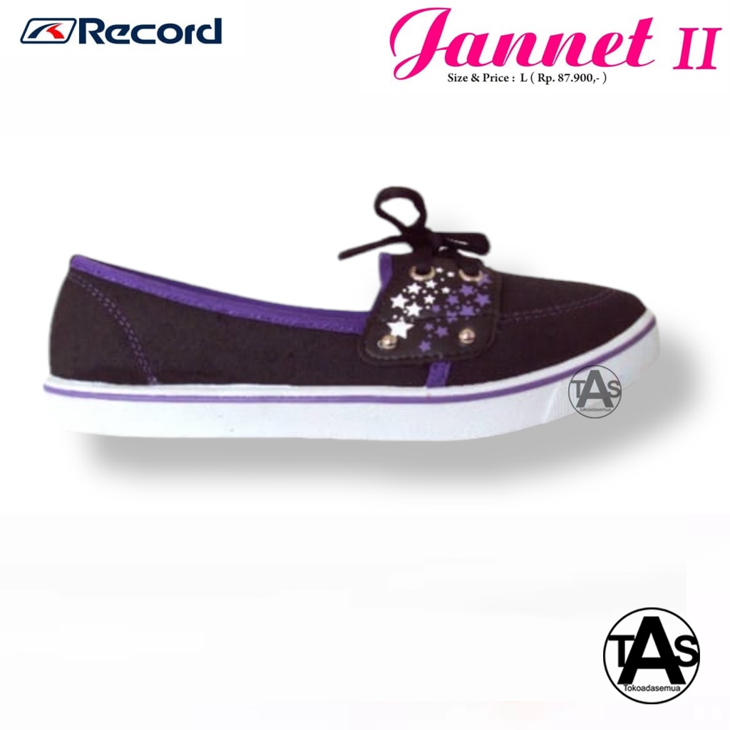 SEPATU SLIP ON CEWEK TERMURAH / SEPATU SLIP ON CEWEK TERLARIS / SEPATU SLIP ON CEWEK RECORD JANET II UKURAN 36-40