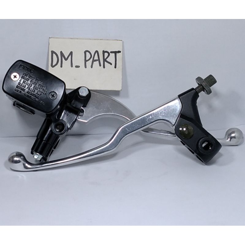 HANDLE TUAS KIRI KOPLING PLUS BRAKET MASTER REM KANAN ASSY KOMPLIT R25 MT25 ORI ASLI PNP RX KING