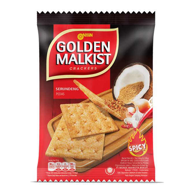 

TERMURAH Nissin Golden Malkist Serundeng 10 x 16gr BEST SELLER