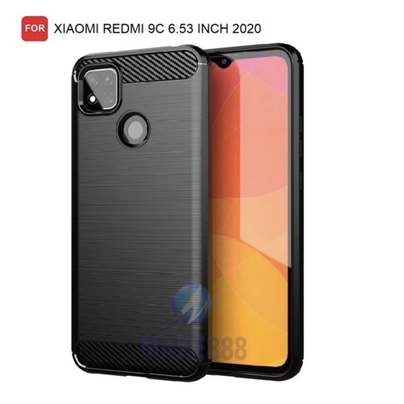 SOFTCASE REDMI 9C - SLIM FIT CARBON XIAOMI REDMI 9C - BC