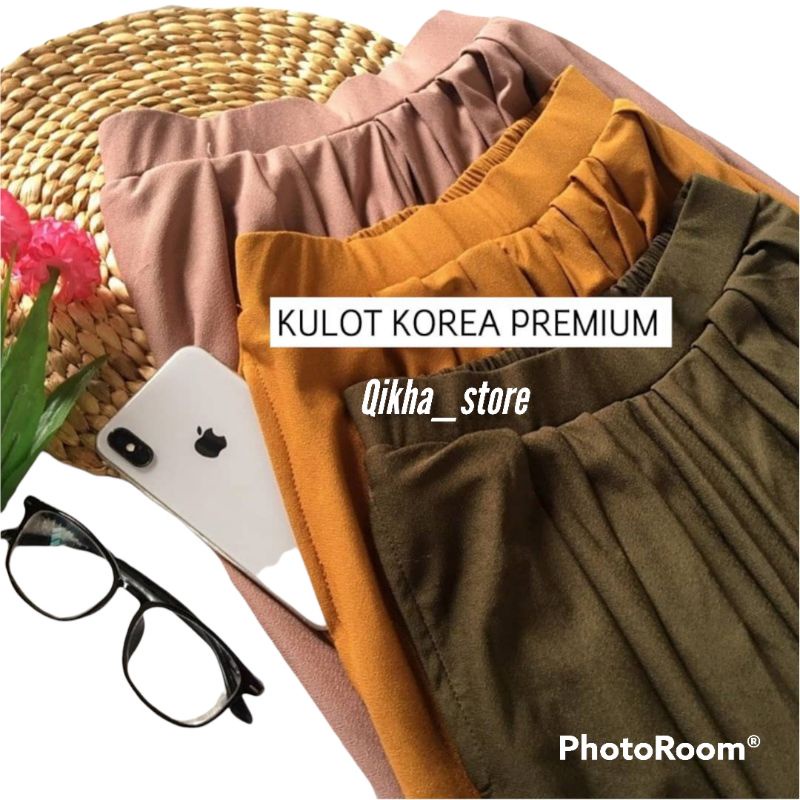 KULOT POLOS PREMIUM MODEL JATUH LURUS JUMBO  ALLSIZE MUAT S M L Xl  XXL-1