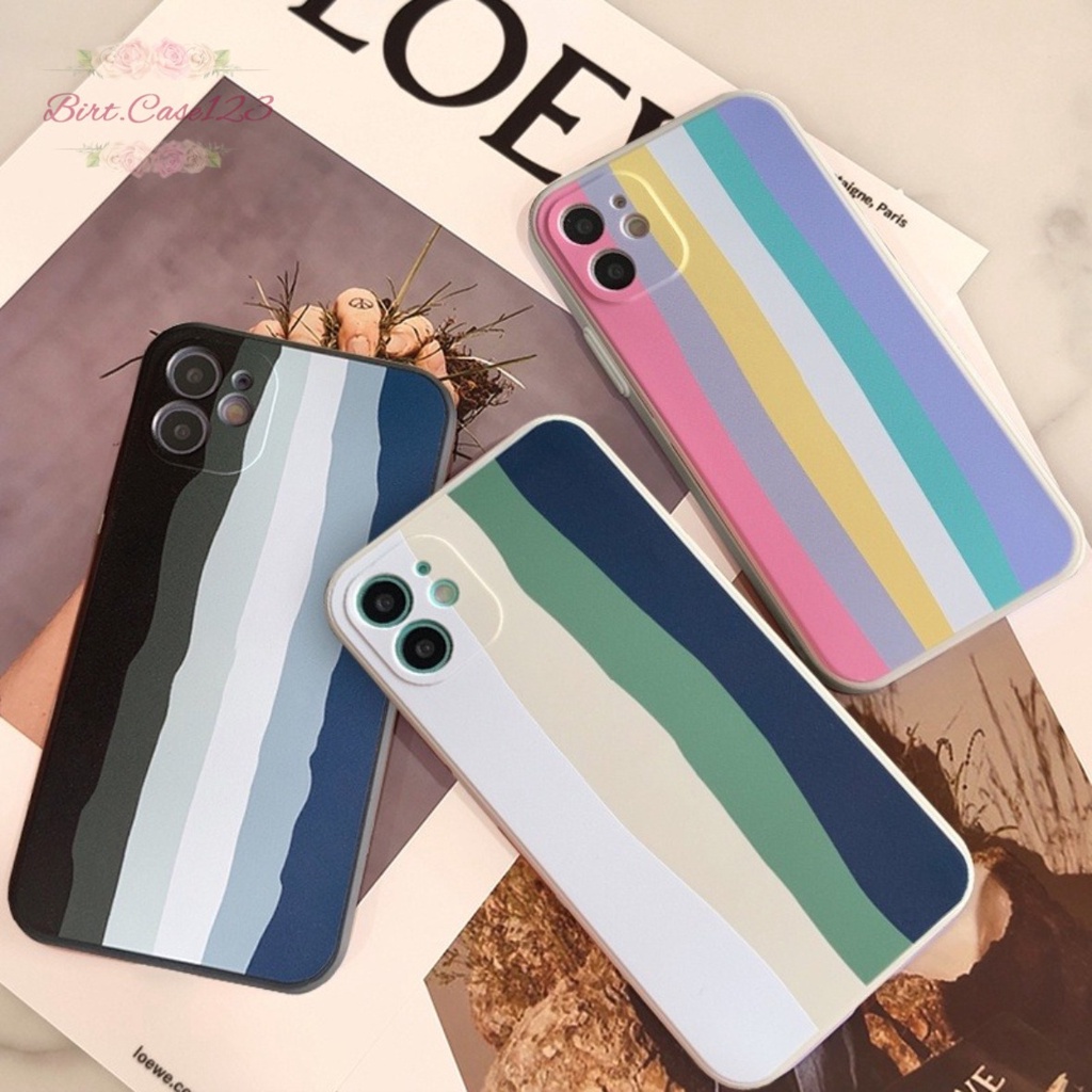 SOFTCASE MACARON PELINDUNG KAMERA CUSTOM RAINBOW OPPO VIVO SAMSUNG REALME XIAOMI IPHONE INFINIX FOR ALL TYPE BC6544