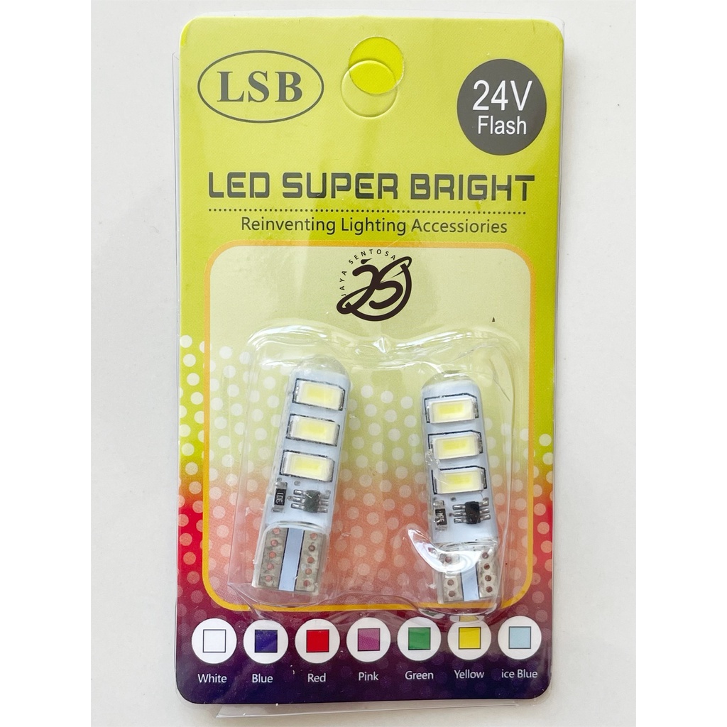 1SET LAMPU SENJA LED HETO 12V-24V (2 Buah) MATA LED SENJA STROBO UNIVERSAL MOTOR, MOBIL, TRUK