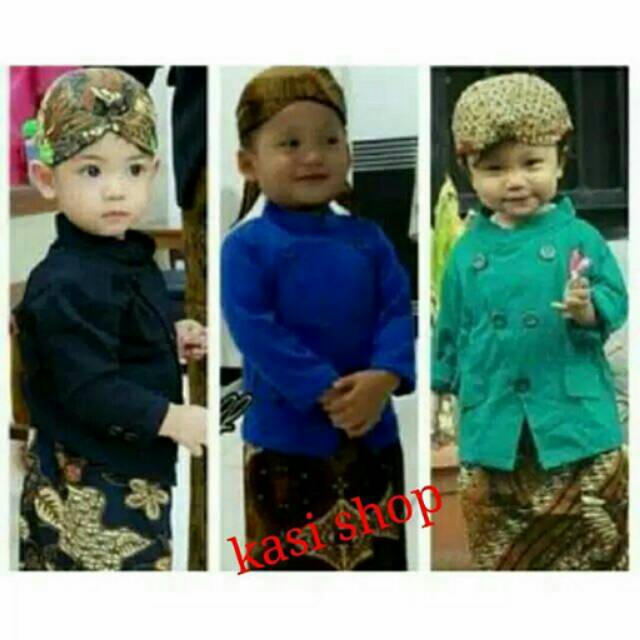 Beskap Bayi Dan Anakbaju Adat Jawasetelan