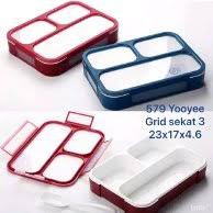 Yooyee 579 3Skat Gird Lunchbox / Kotak Makan Lunch Box Bekal Anak