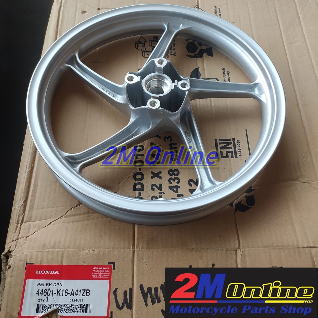 44601K16A41ZB Velg CW Scoopy FI Depan Silver AHM