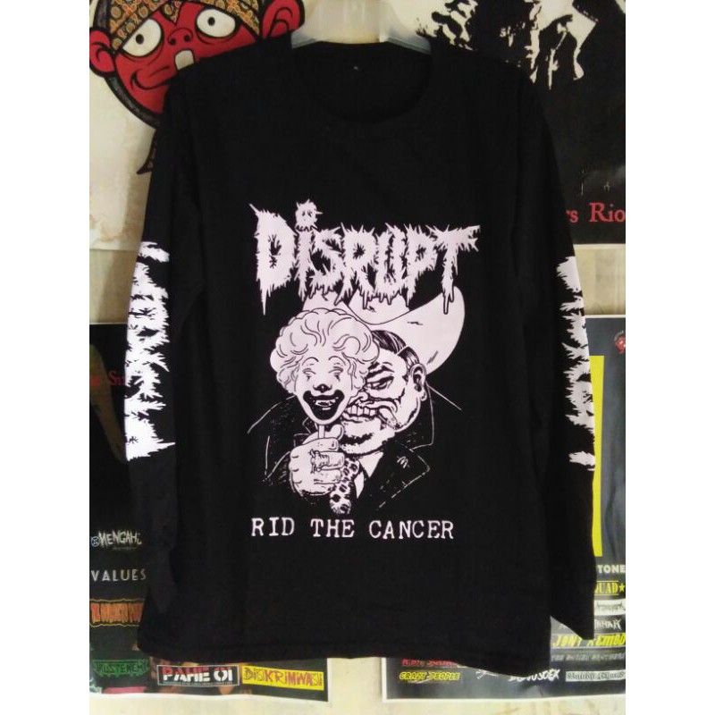 kaos band longsleeve DISRUPT