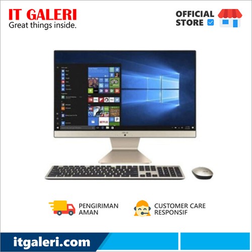 Bergaransi (GGP) DEKSTOP PC ASUS AIO V222GAK-BA141W - J4045/4GB/1TB/21.5"/WIN11/BLACK Termurah di