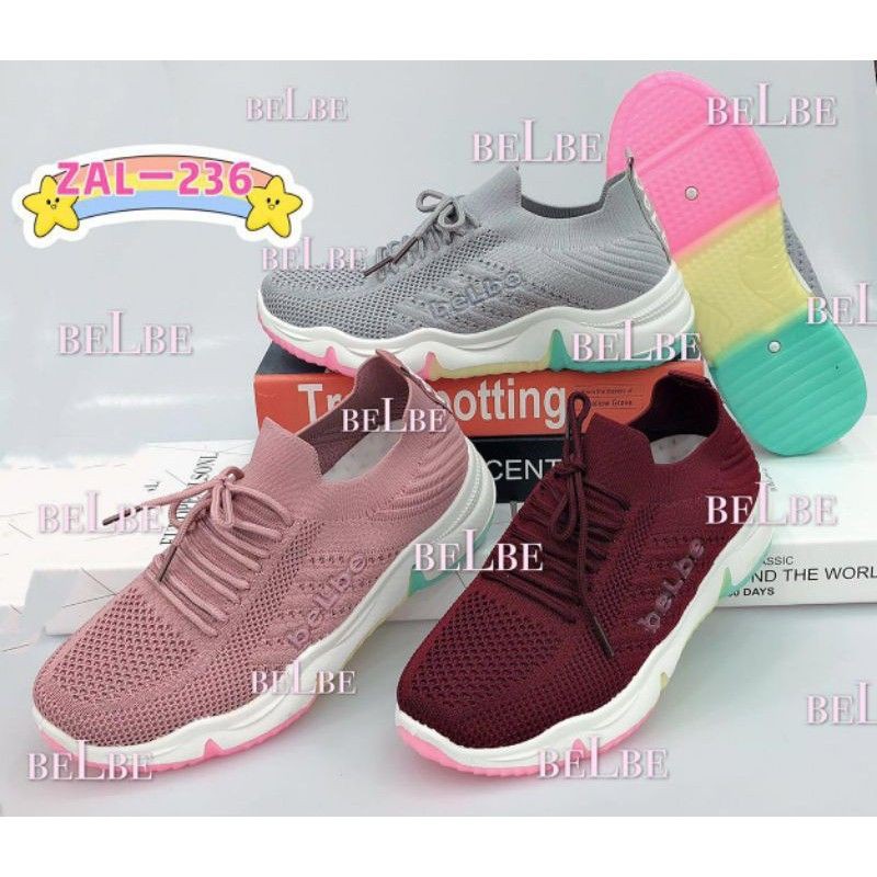 SEPATU BELBE ZAL-236 SEPATU SNEAKERS WANITA