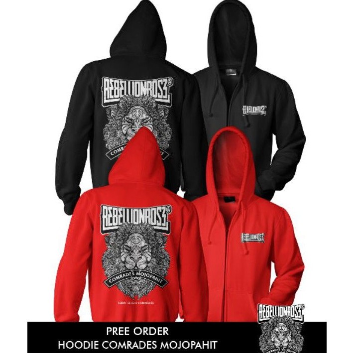 JAKET HOODIE COMRADES MOJOPAHIT
