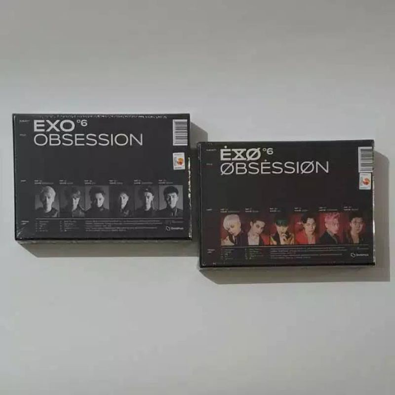 (FULLSET) ALBUM EXO OBSESSION XEXO / EXO VER UNSEALED OFFICIAL