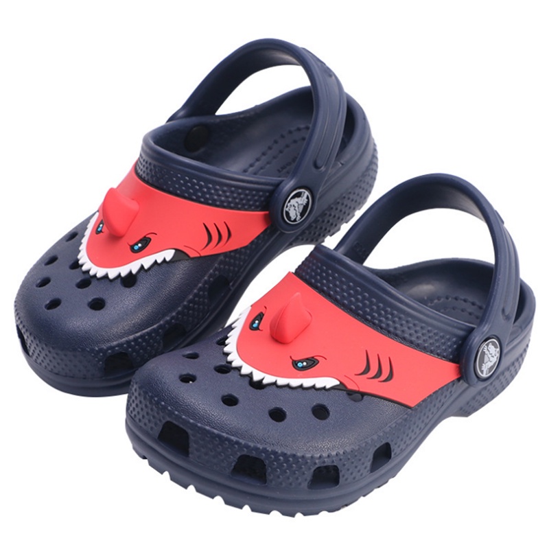 Crocs Anak Anak Shark / Crocs anak Fun lab sharks / shark tanduk