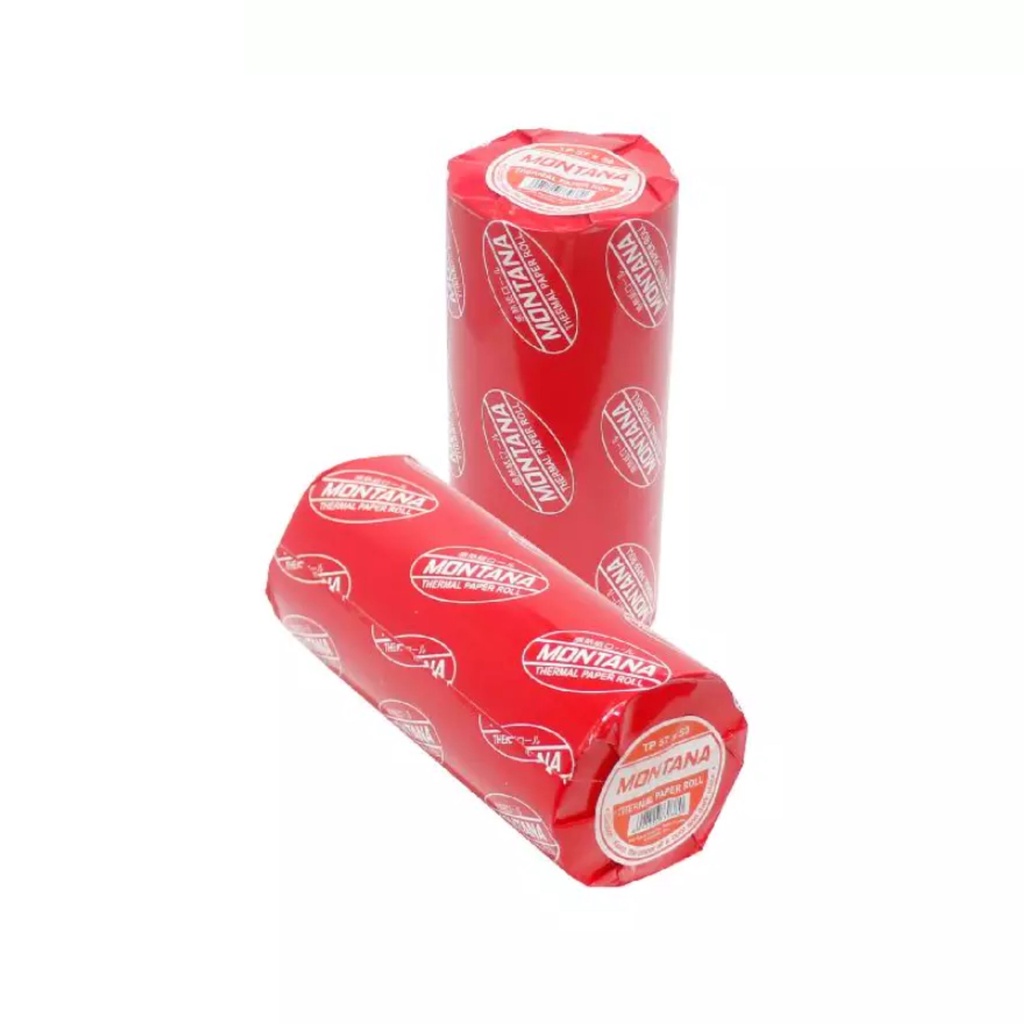 

THERMAL PAPER ROLL // 1 ROLL ISI 2 // TP UKURAN 57 X 50 // MONTANA