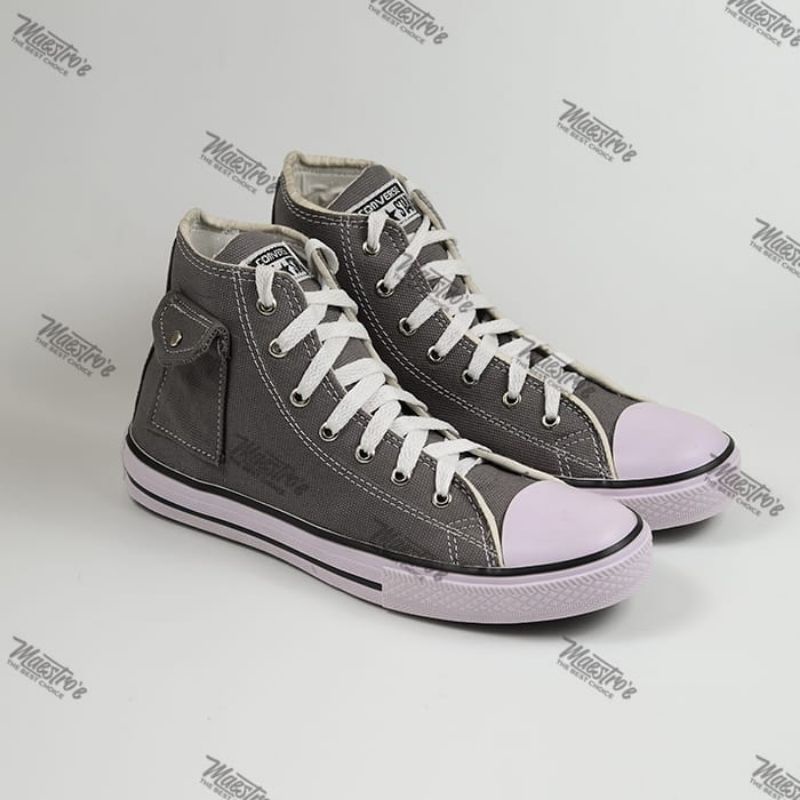 Sepatu Allstar Tinggi / Sepatu Onarstreet Chuck Taylor Classic High / Sepatu sekolah hitam putih murah