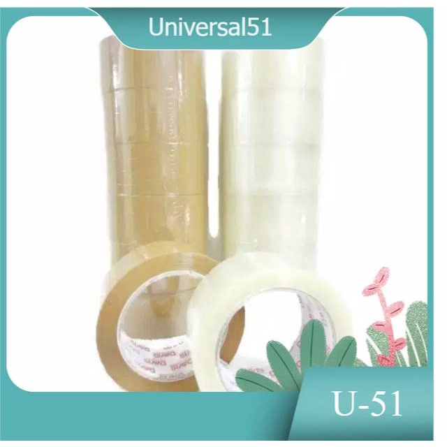 

A032-Lakban Bening Murah Berkualitas 48 MM Isolasi Bening Transparan 2 Inci