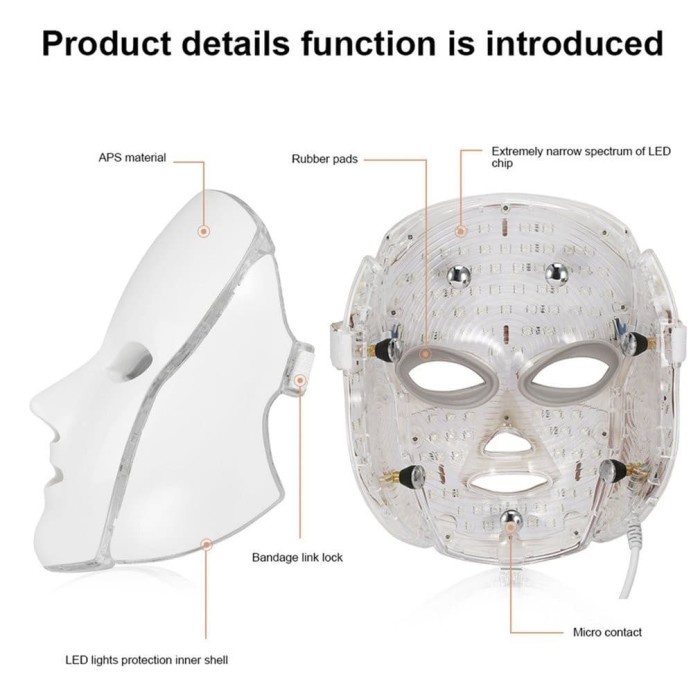 PROMO PHOTON PDT FACIAL MASK LED- MASKER WAJAH- LED WAJAH- FACIAL LED