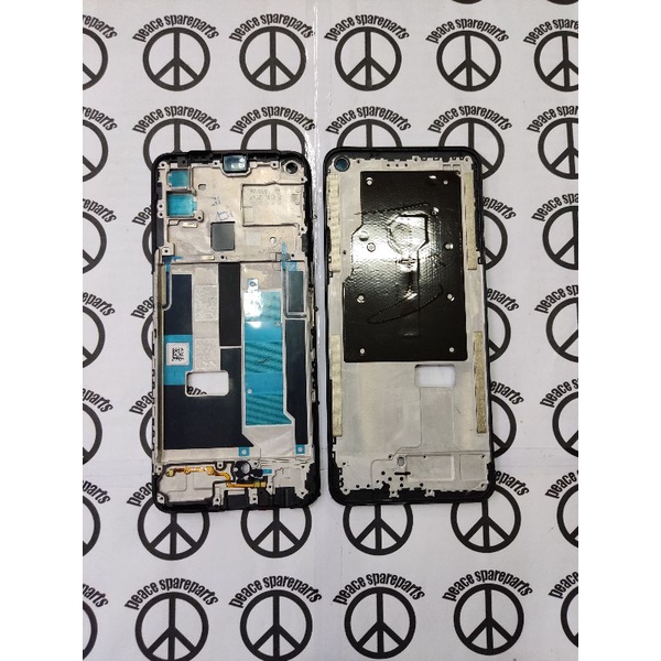 FRAME BEZZEL TULANG TENGAH DUDUKAN LCD OPPO REALME NARZO 30 PRO ORIGINAL