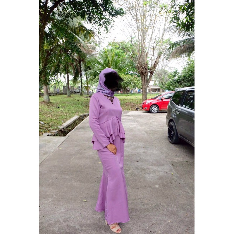 baju kondangan/pesta warna lilac