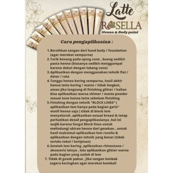 Rosella Henna Latte I Henna Nude