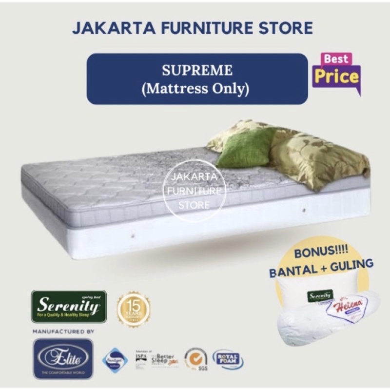 Springbed Elite Serenity Supreme uk.90x200 ( Hanya Kasur )