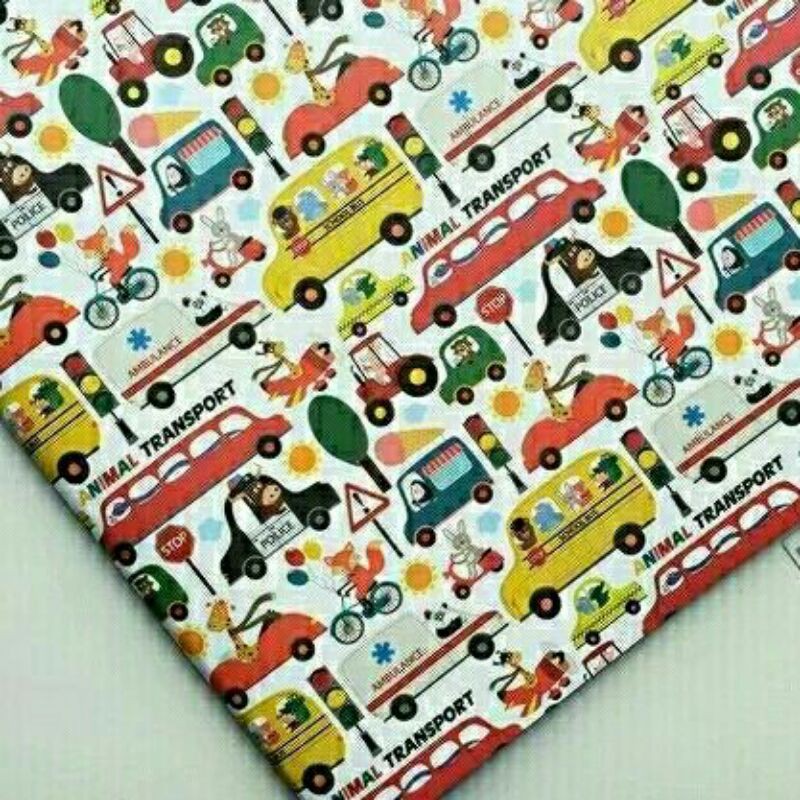 

kertas kado doff mobil transportasi cars